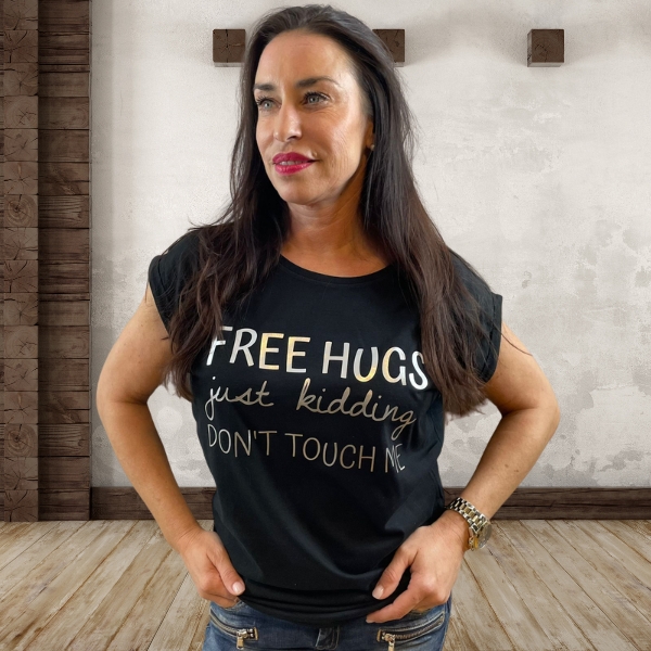 Free Hugs - BY021 Shoulder T.