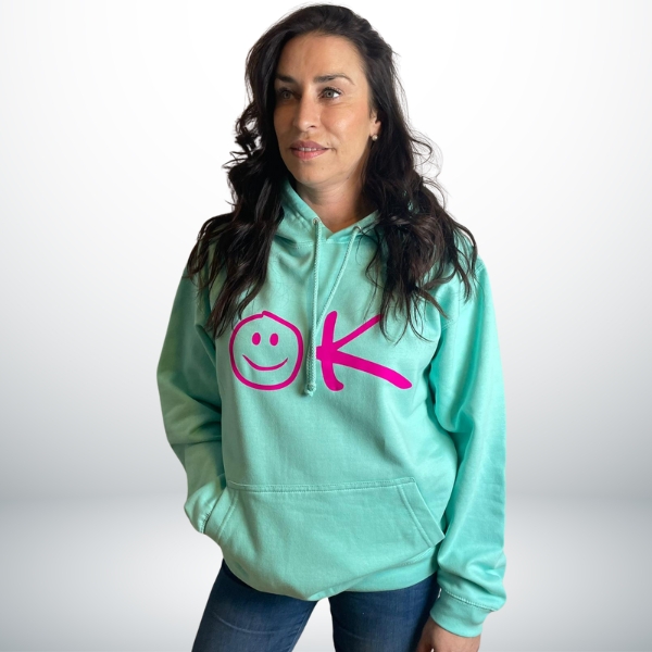 OK - JH001 Unisex College Hoodie Peppermint