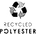 Recycelter Polyester